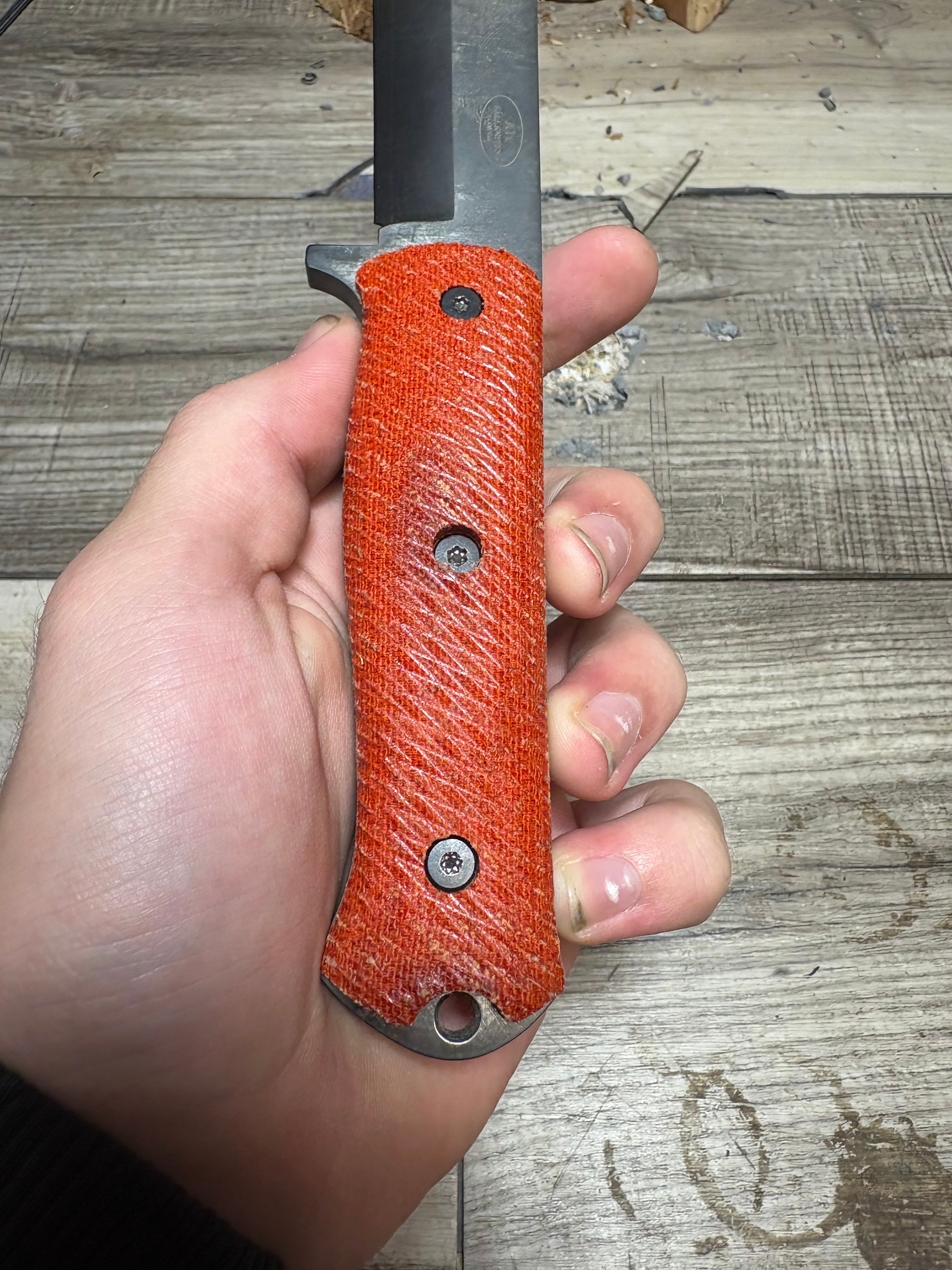 Fallkniven A1X Handles – Carroll's Custom Knife Scales