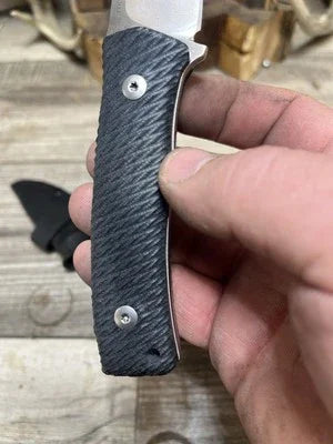 Lionsteel M4 Canvas Micarta Handles - Carroll’s Custom Knife Scales