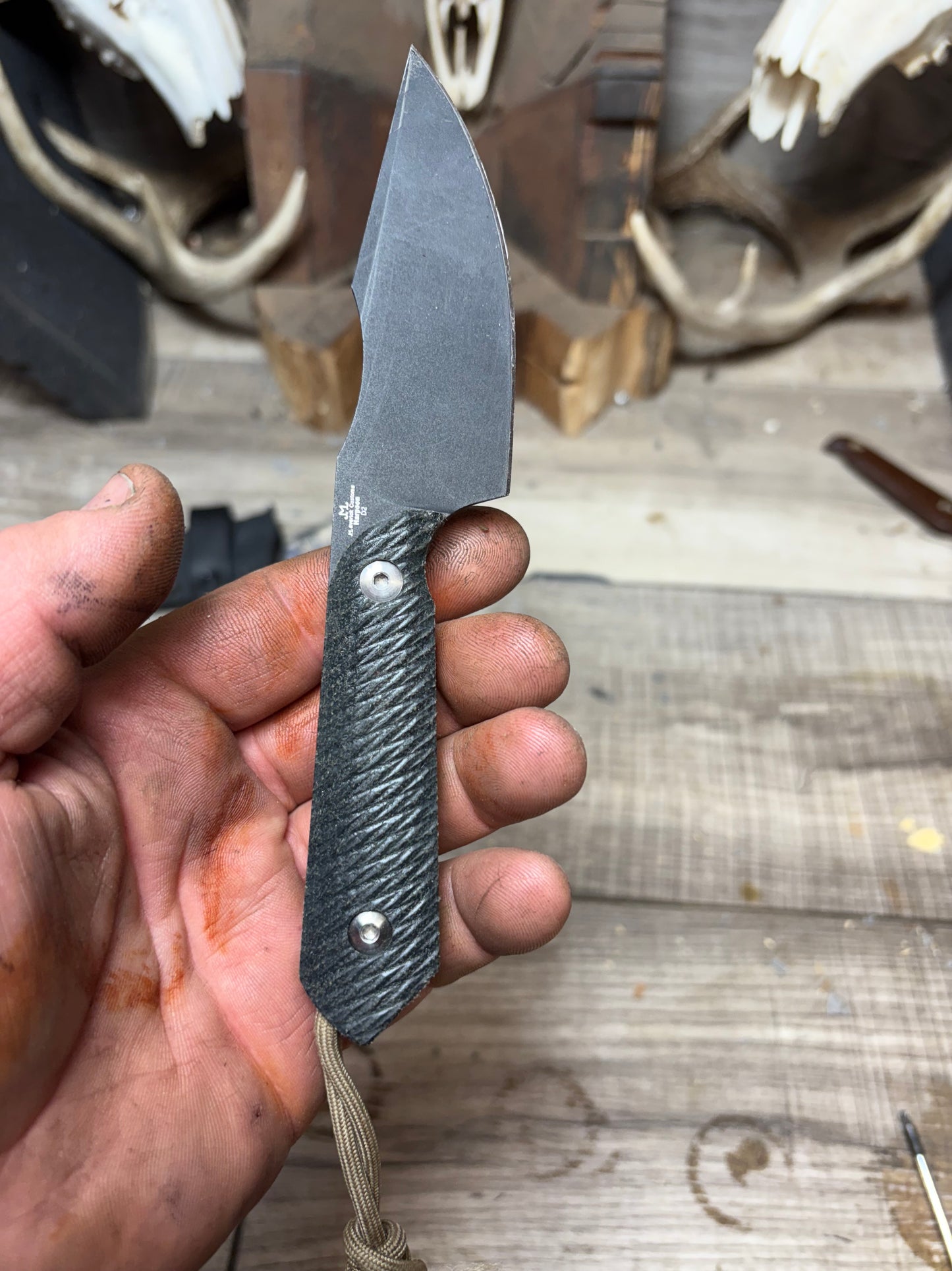 Kizer Harpoon  Micarta Handles