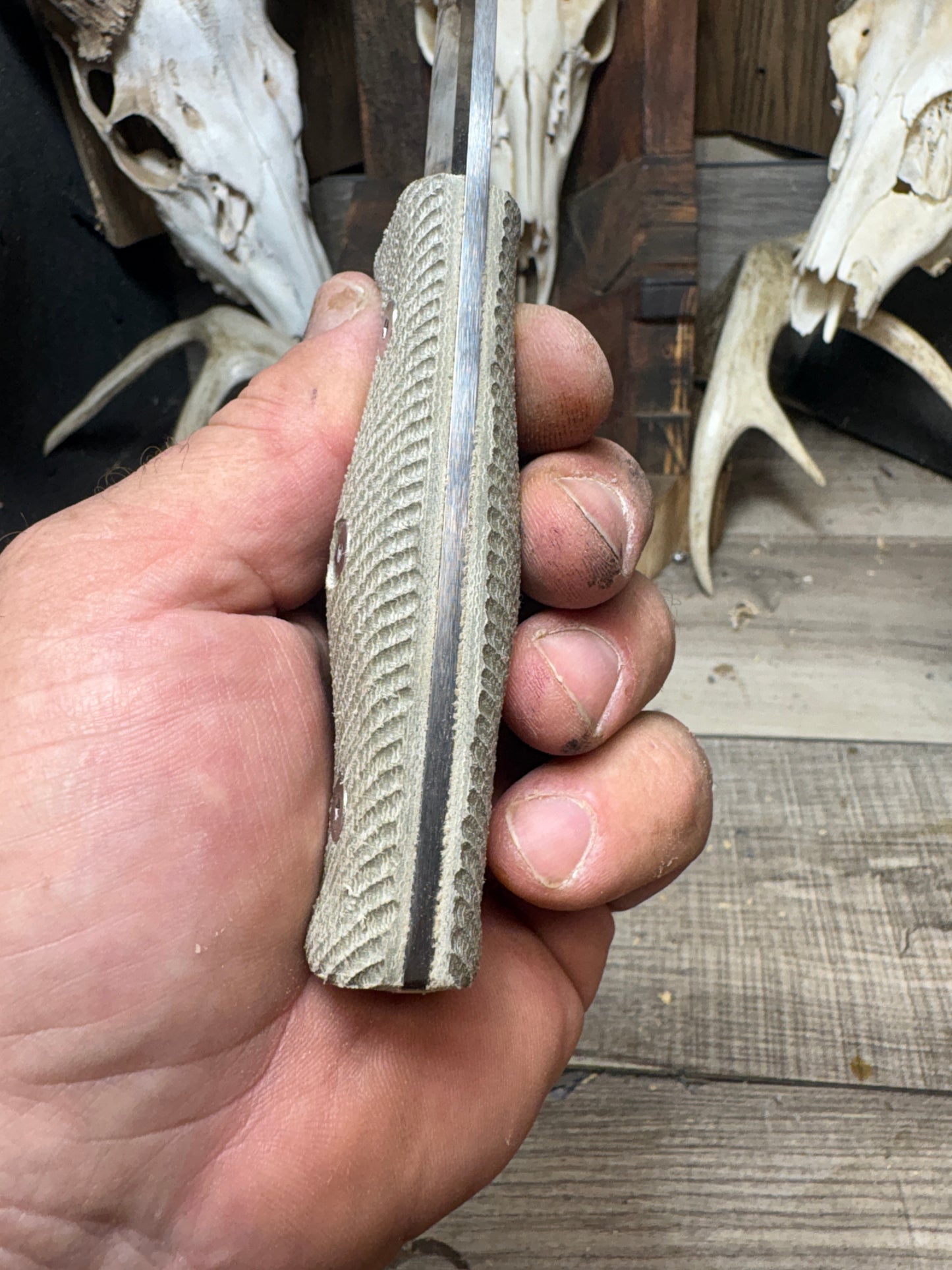 White River Knives Ursus Cub Canvas Micarta Handles