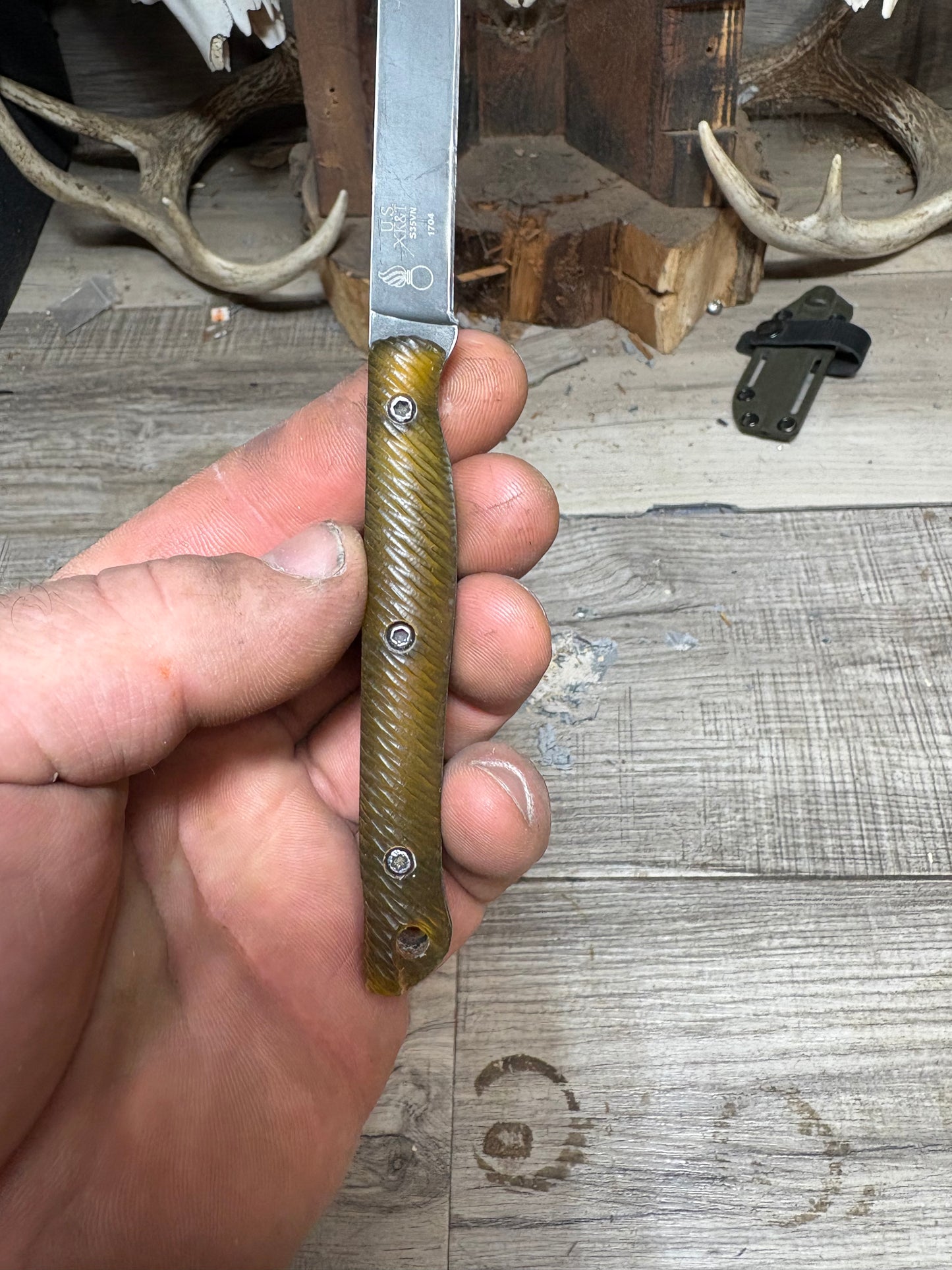 Exodus Knife & Tool Adventure Craft / Exodus 3 Ultem Micarta Handles