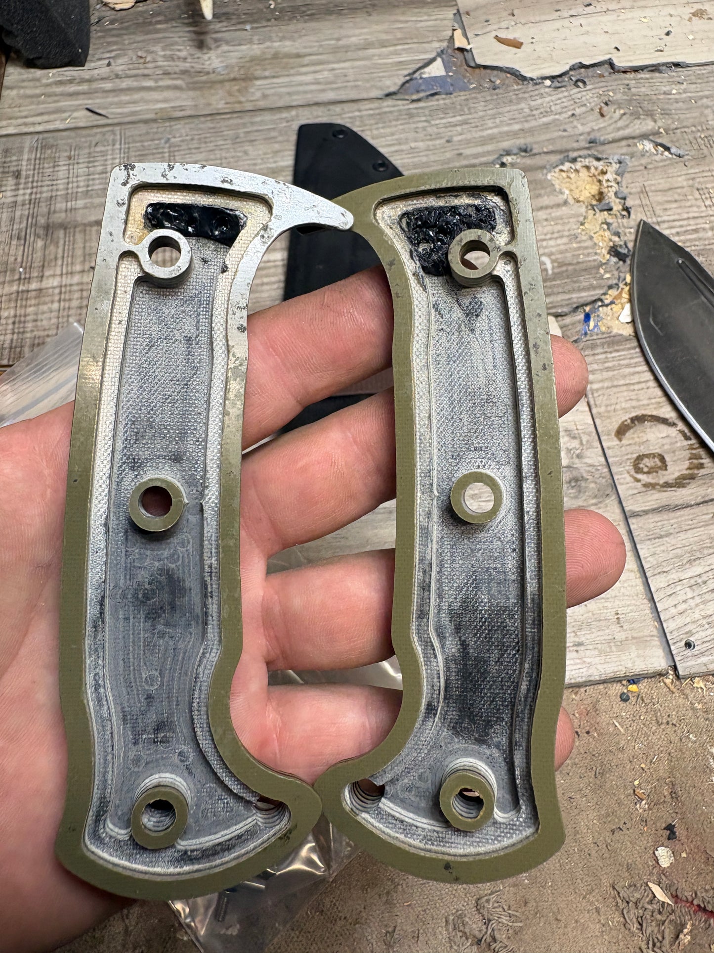 WTG Nomad Field Knife, Proper Chopper or Camp 9 NC.
 (Minor Blemish)