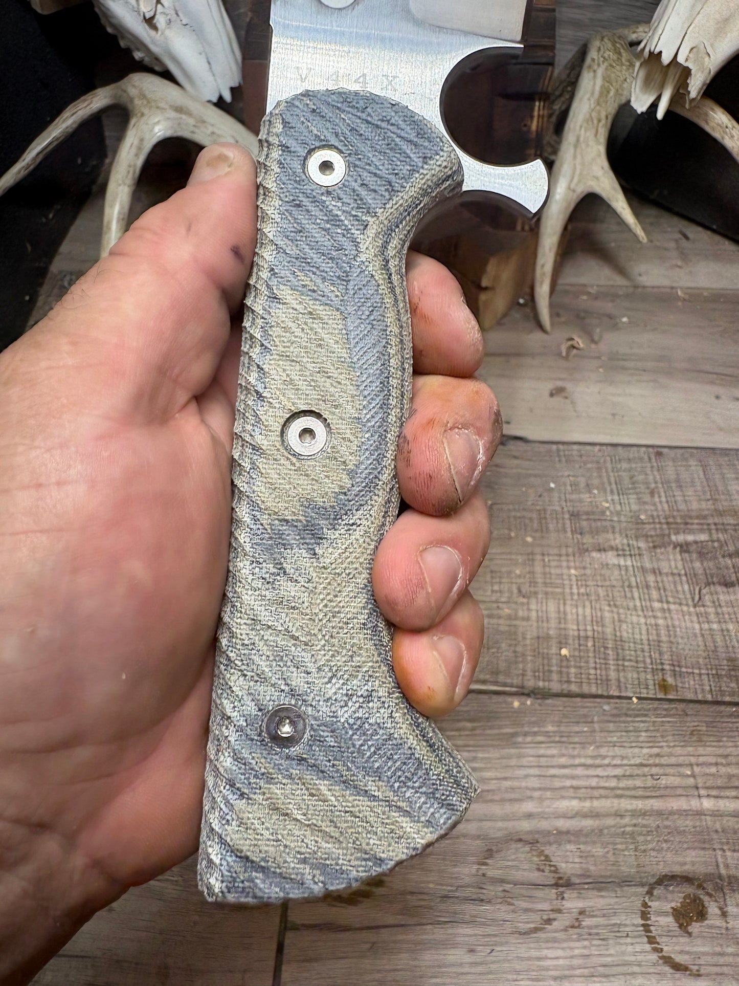 Work Tuff Gear Gen 2 or 3 V44X Lightweight Canvas Micarta Handles