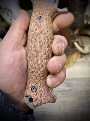 WTG Dregoth Canvas Micarta Handles - Carroll’s Custom Knife Scales