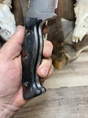 WTG Kodiak / Bear Claw / Grizzly Canvas and Burl Micarta Handles