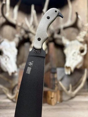 KA-BAR Zombie Or Adventure Series Linen Micarta Handles