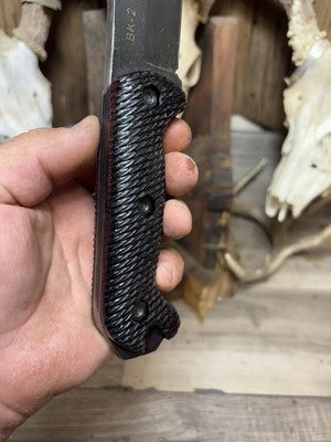 KA-BAR Becker BK2, BK9, Etc. Canvas Micarta Handles