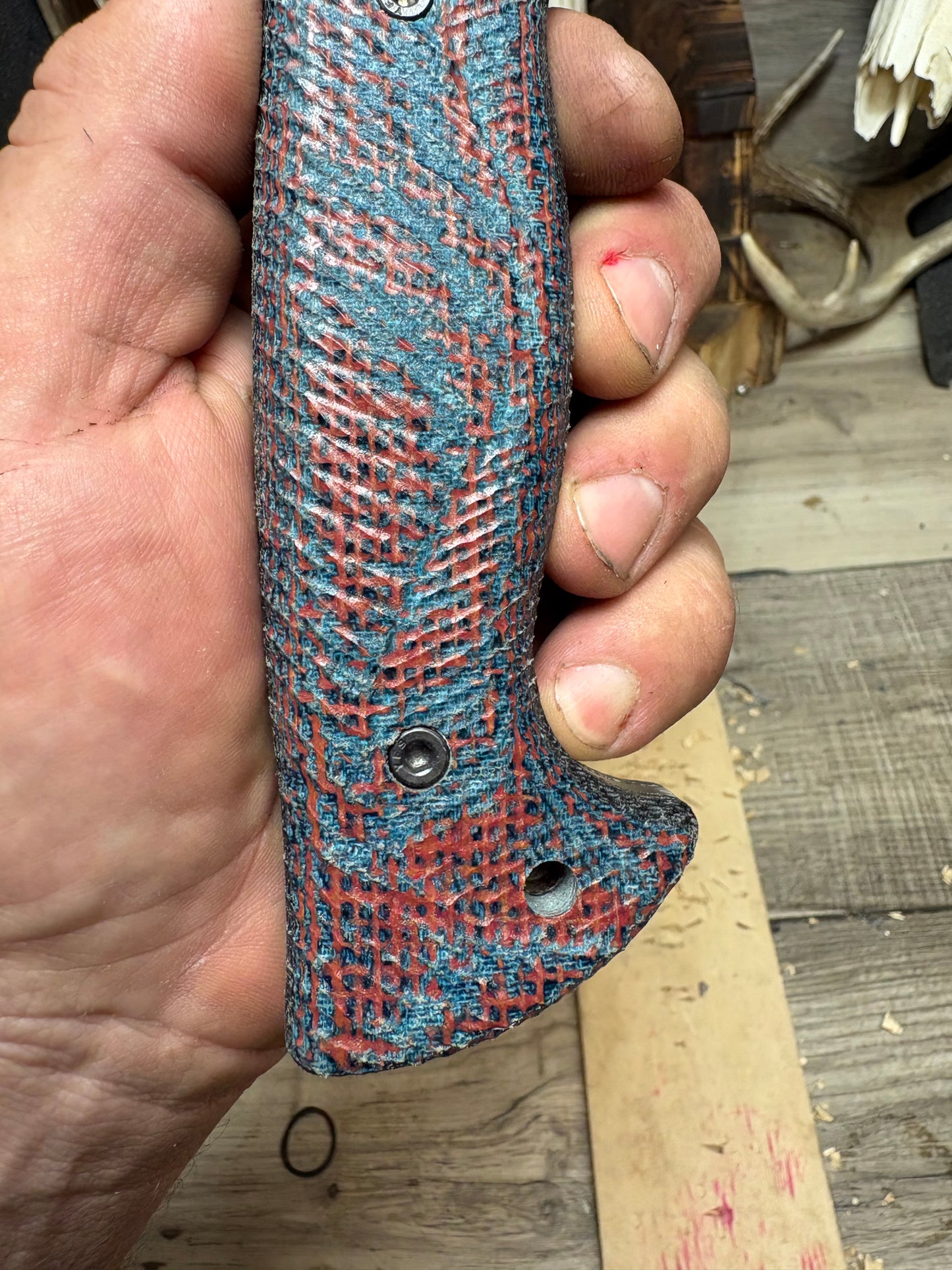 Work Tuff Gear Tanto X Micarta Handles