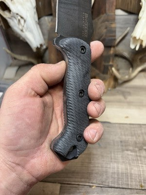 KA-BAR Becker BK2, BK9, Etc. Canvas Micarta Handles - Carroll’s Custom Knife Scales
