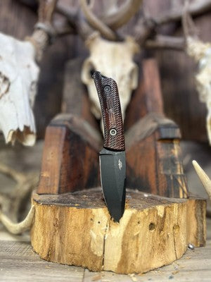 KA-BAR: Jarosz Globetrotter - Canvas Micarta Handles (Knife NOT Included) - Carroll’s Custom Knife Scales