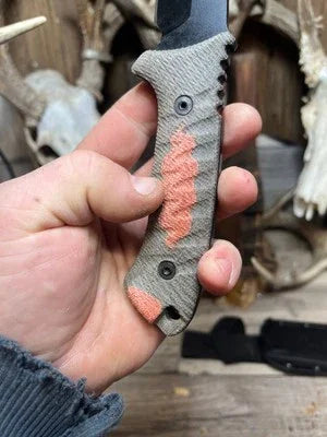 Spartan Blades Harsey Kukri / Fighter / Nessmuk Canvas Micarta Handles - Carroll’s Custom Knife Scales
