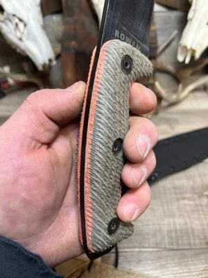 Esee Junglas I/II & Cleaver CL1 Canvas Micarta Handles - Carroll’s Custom Knife Scales
