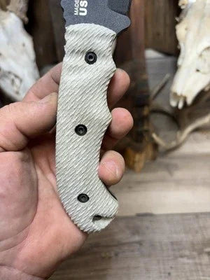 Tops Knives Tom Brown Tracker T1 Linen Handles