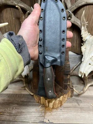 WTG Wolverine / Mountain Lion Canvas Micarta Handles - Carroll’s Custom Knife Scales