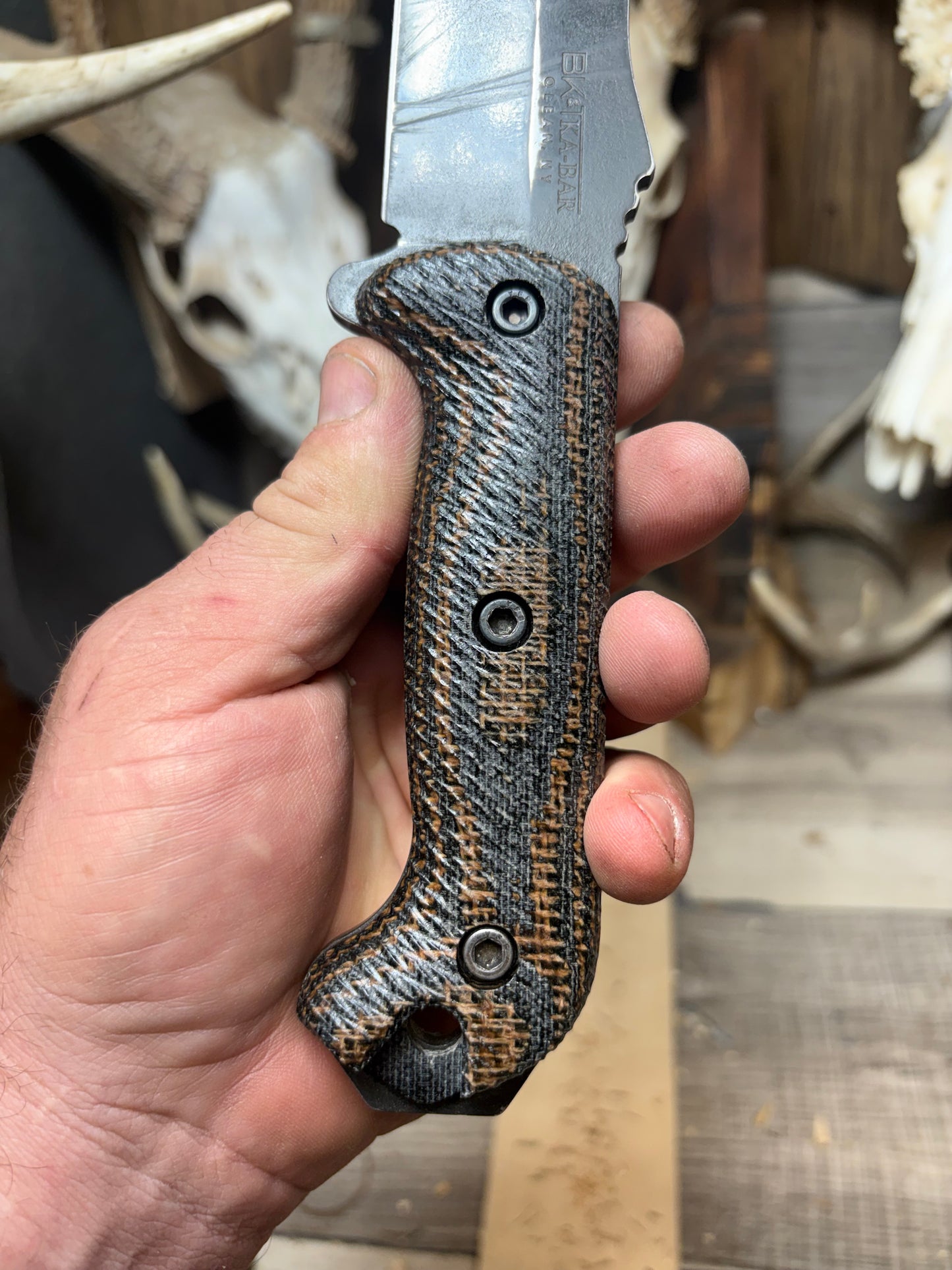 KA-BAR Becker BK2, BK9, Etc. Micarta Handles