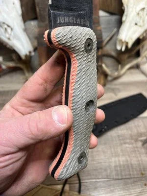 Esee Junglas I/II & Cleaver CL1 Canvas Micarta Handles - Carroll’s Custom Knife Scales