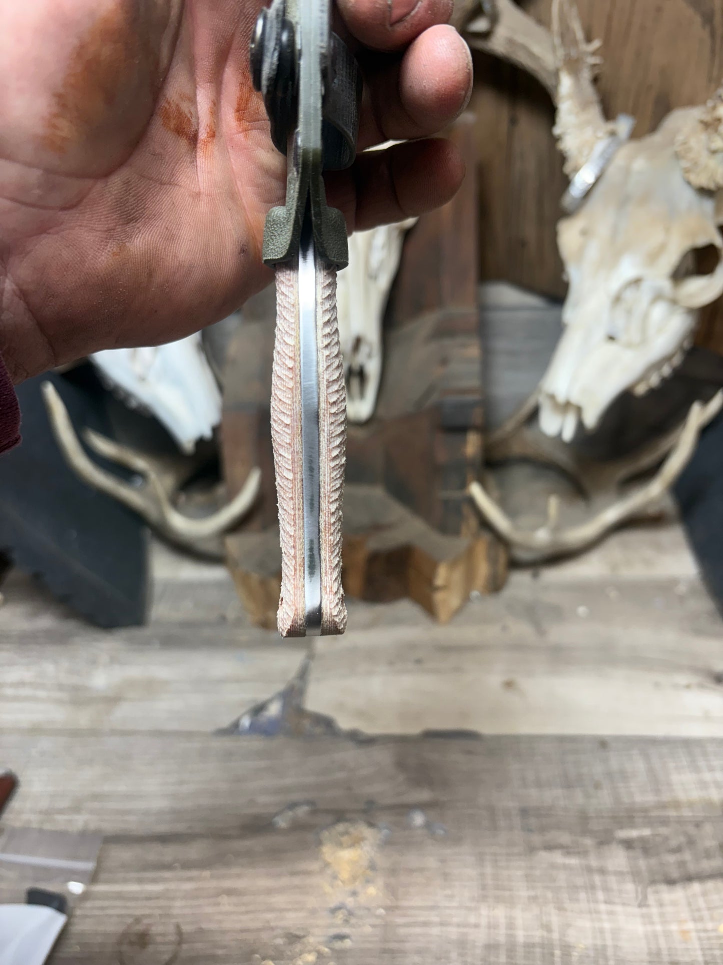 Exodus Knife & Tool Adventure Craft / Exodus 3 Canvas Micarta Handles