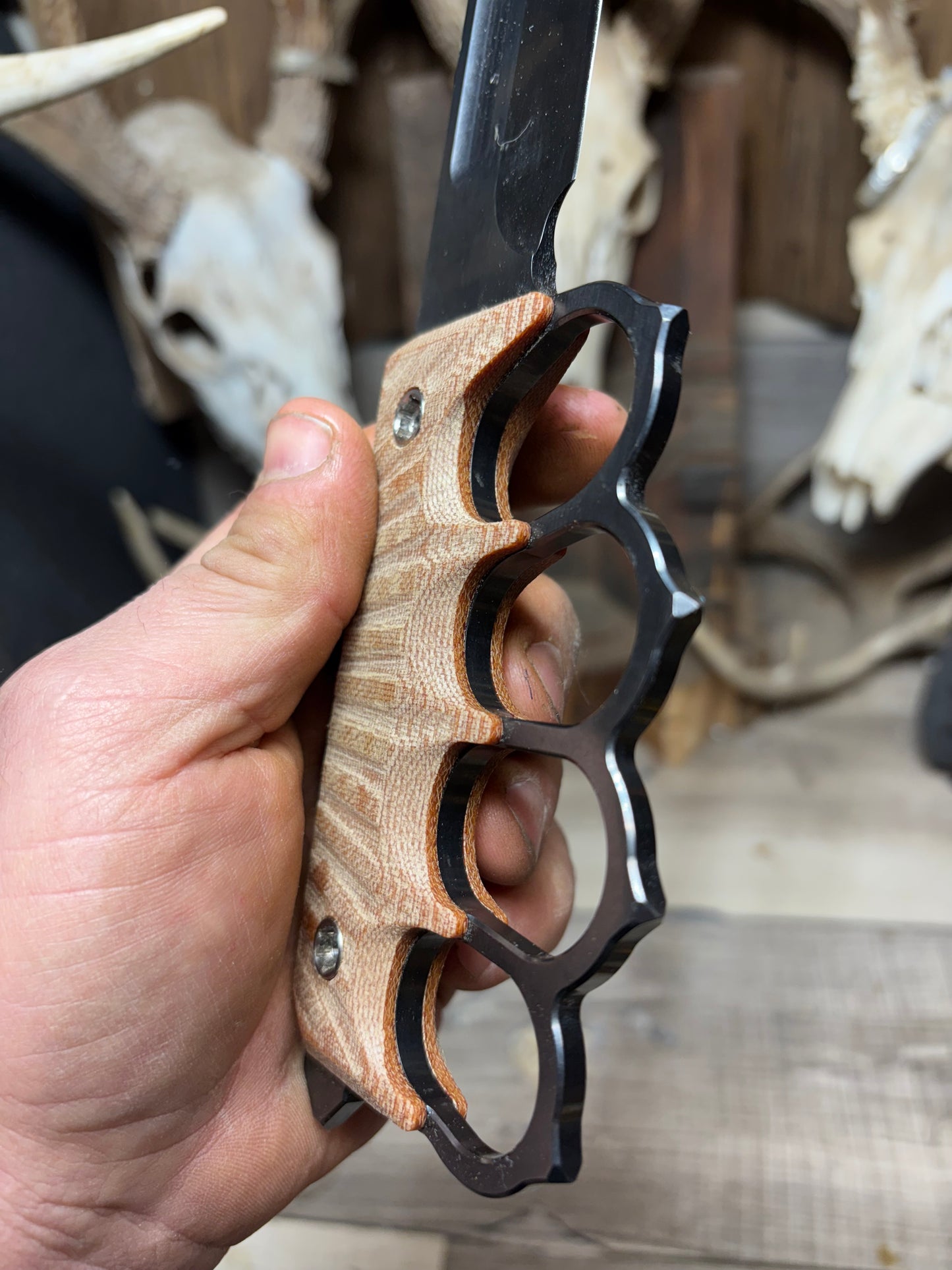 1881 Knife Works Trench Knife Micarta Handles