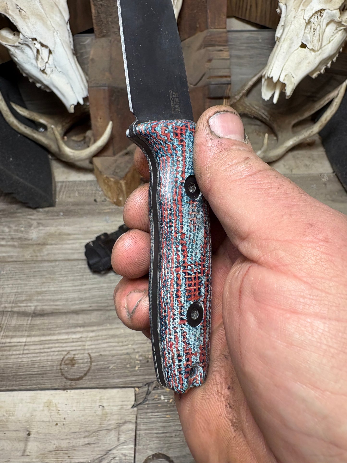 Reiff Knives Circadian Micarta Handles