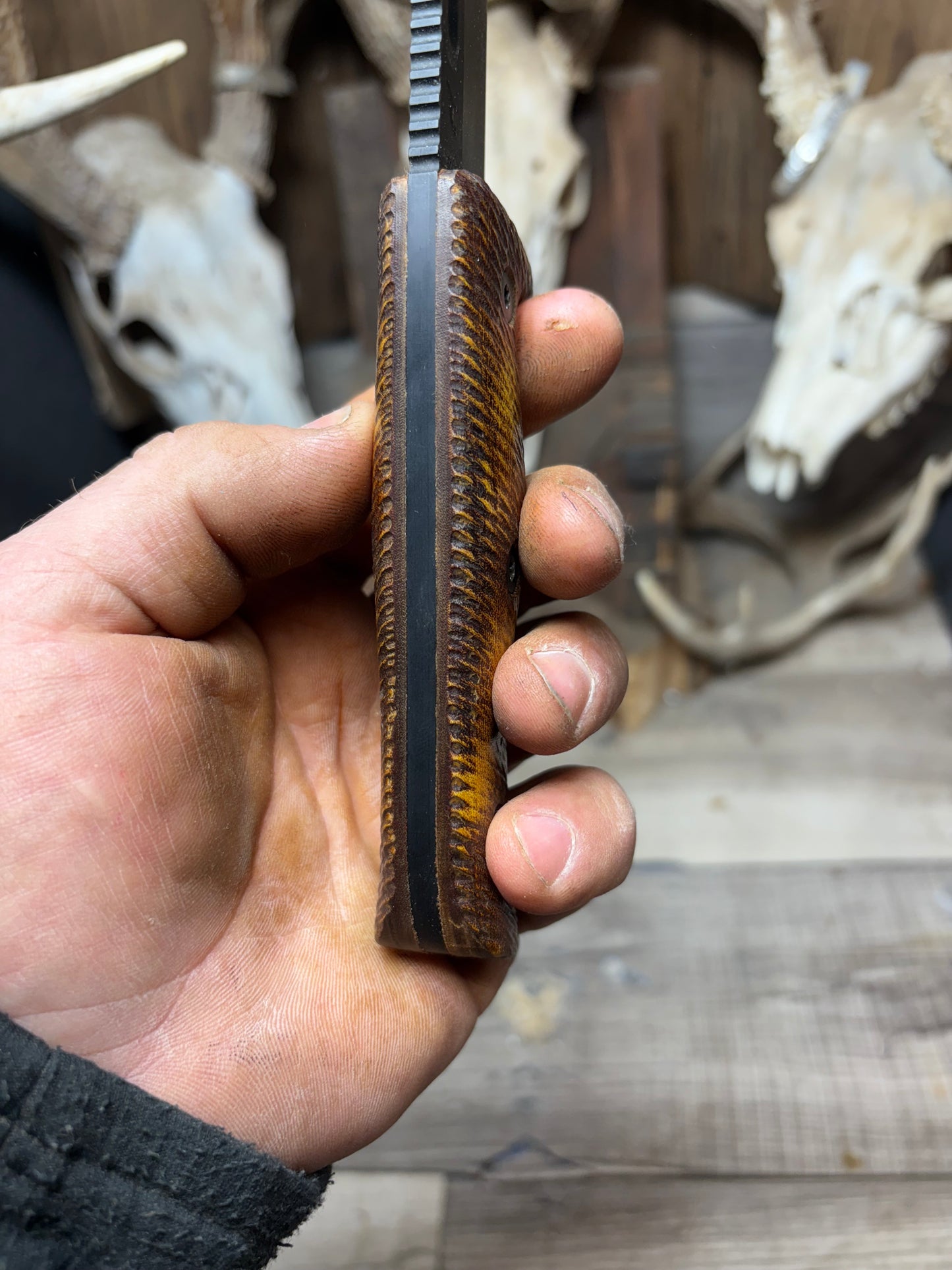 Reiff Knives Vicon One Off Micarta Handles