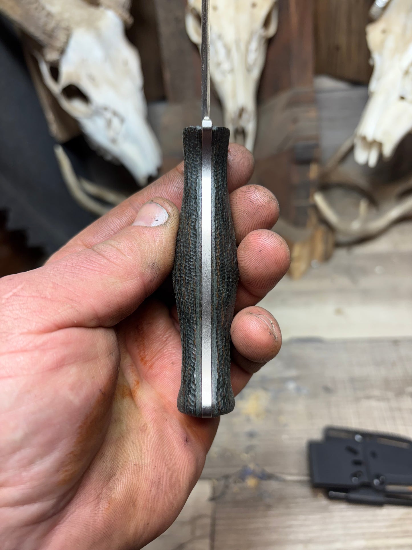 White River Knives Ursus Cub Canvas/Burlap Micarta Handles