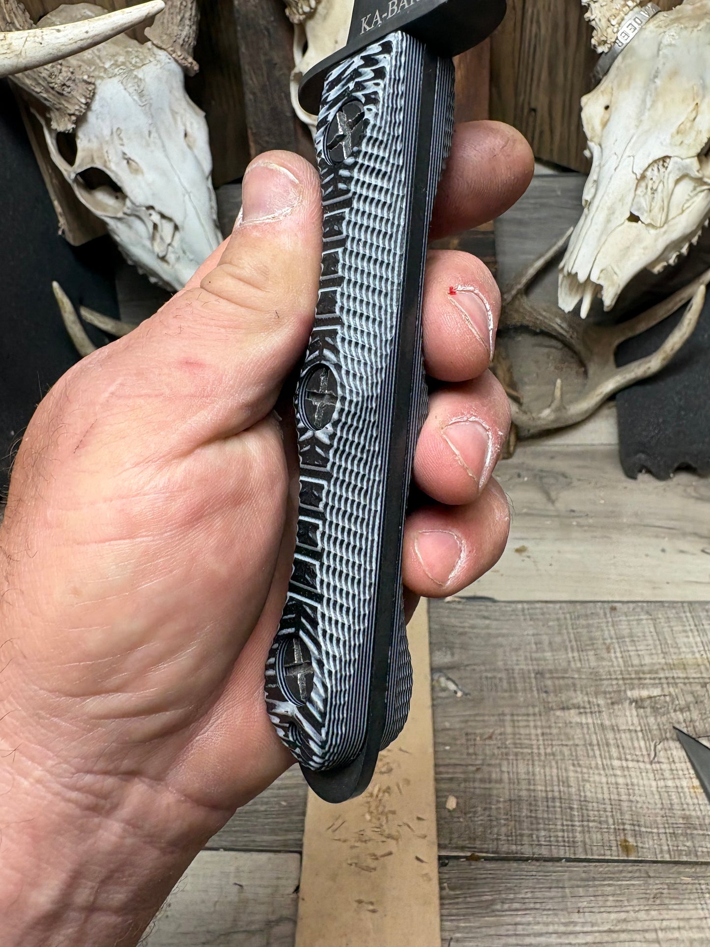 KA-BAR EK-44 EK Commando 4 & 5 G10 Handles