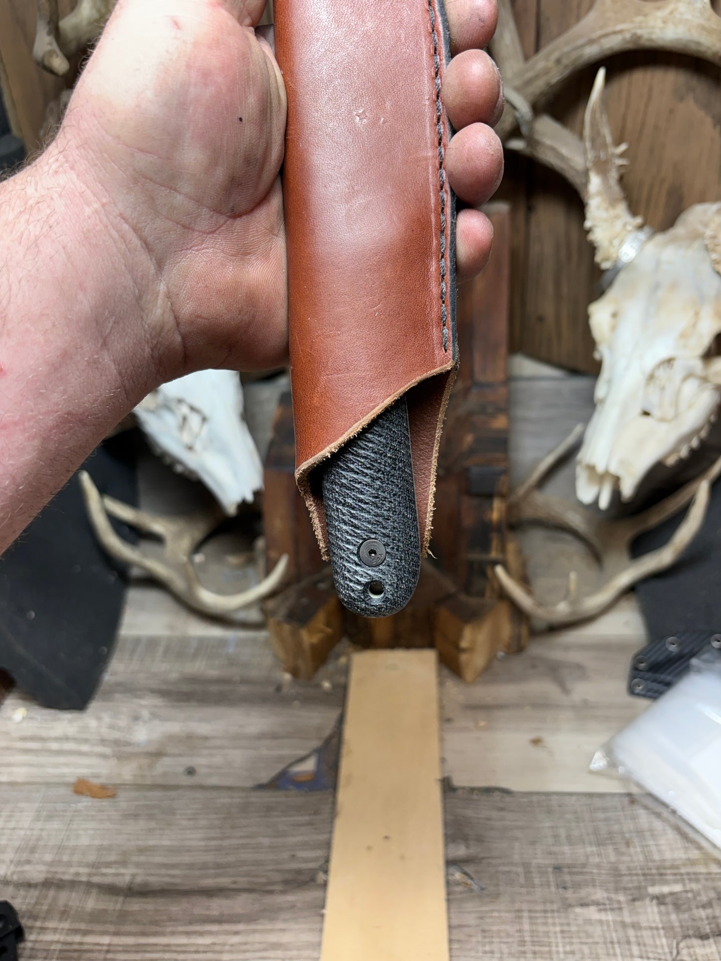 Esee PR4 Canvas Micarta Handles