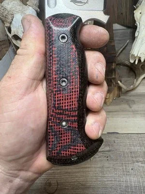 WTG Hellion Burlap Micarta Handles