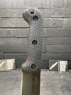Kabar Becker BK 2, BK 9, Etc... Canvas Micarta Handles - Carroll’s Custom Knife Scales