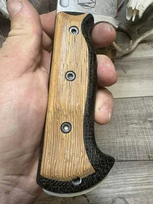 WTG Hellion Burlap Micarta And Lati Handles