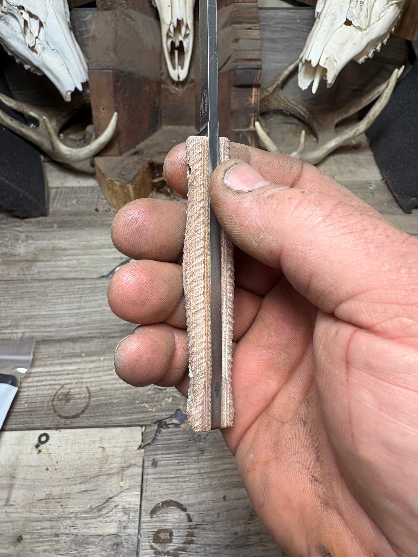 Exodus Knife & Tool Adventure Craft / Exodus 3 Canvas Micarta Handles