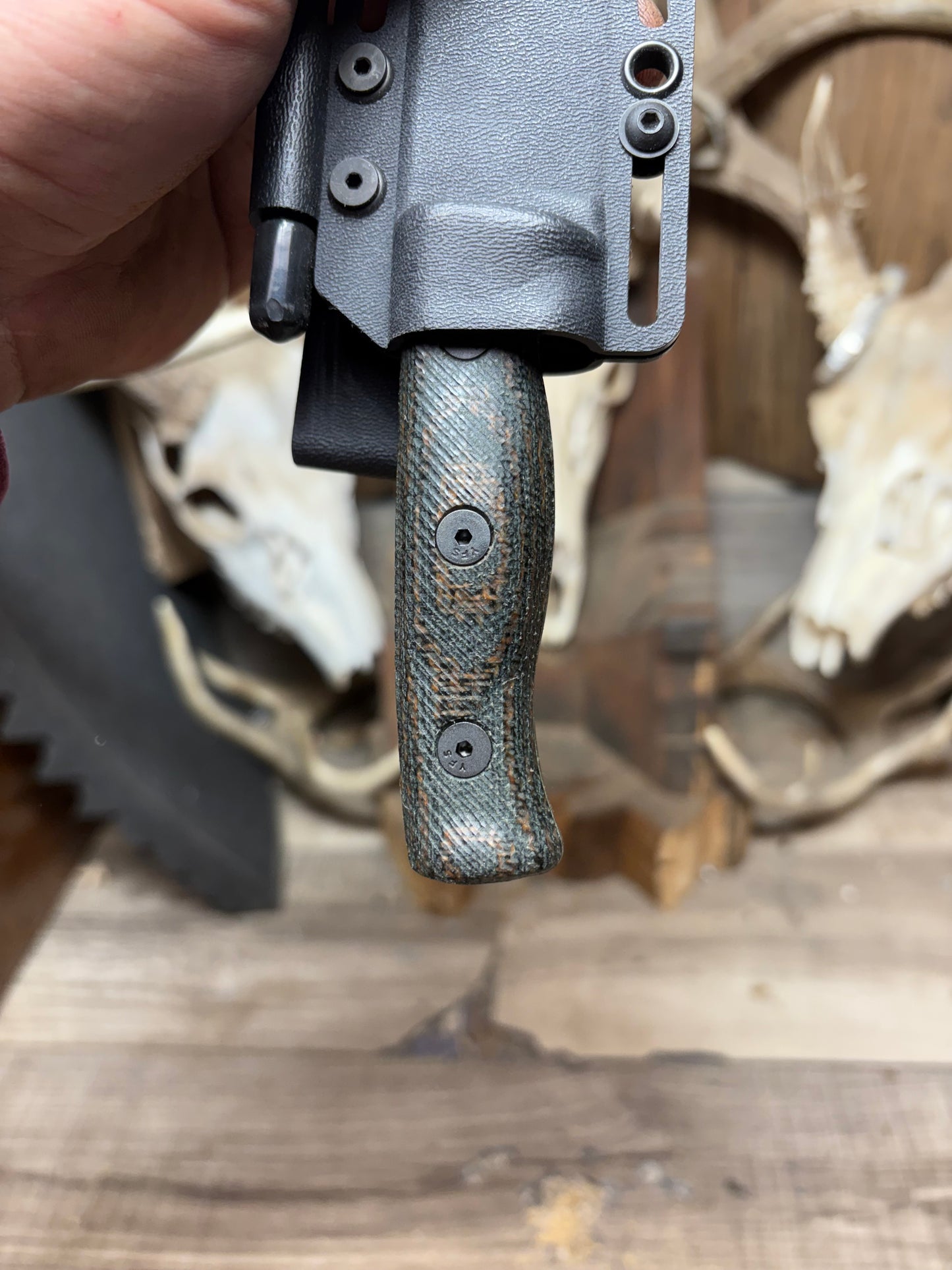 White River Knives Ursus Cub Canvas/Burlap Micarta Handles