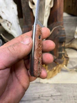 WTG Lynx Canvas Micarta Handles - Carroll’s Custom Knife Scales