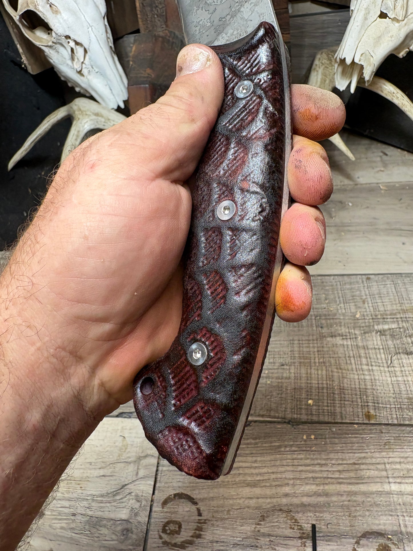 Work Tuff Gear Atayal XL, Mizeram,  Mad Dog, and Borneo Handles