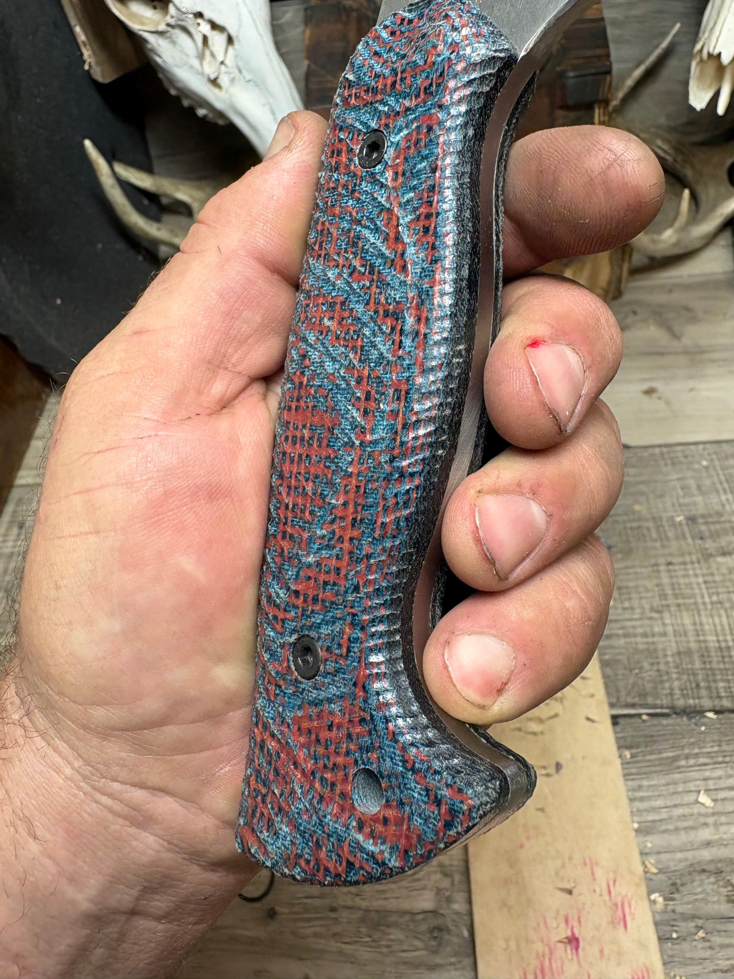 Work Tuff Gear Tanto X Micarta Handles