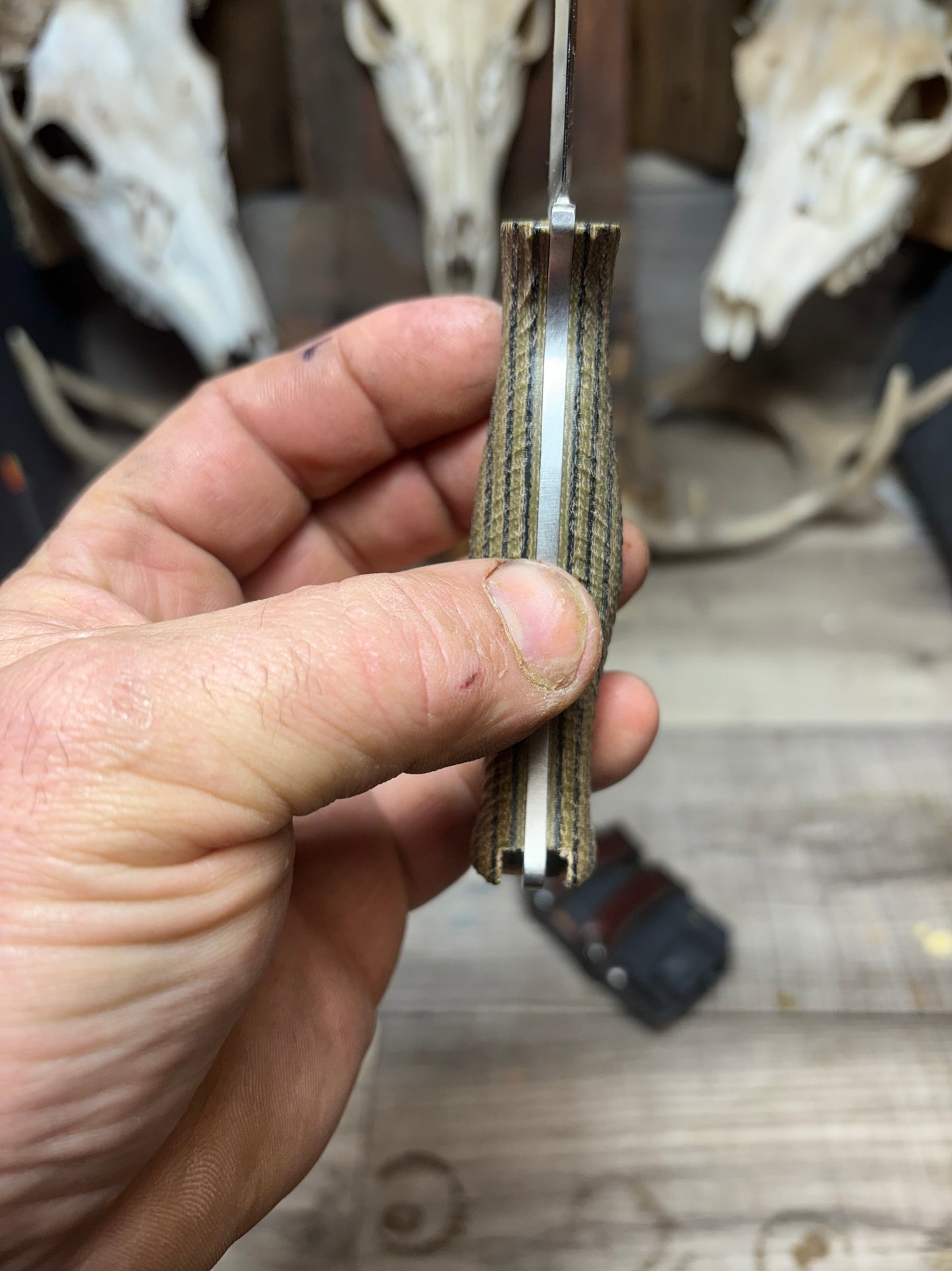 White River Ursus Cub Handles Hidden Lanyard