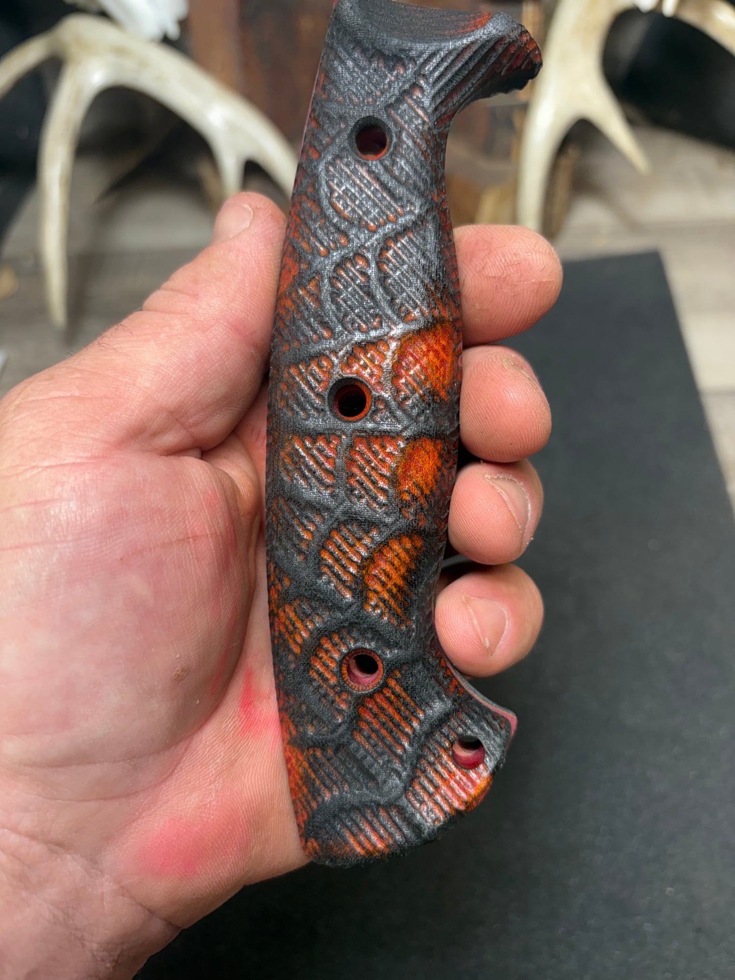 Work Tuff Gear Atayal XL, Mizeram, Black Dog, and Borneo Handles