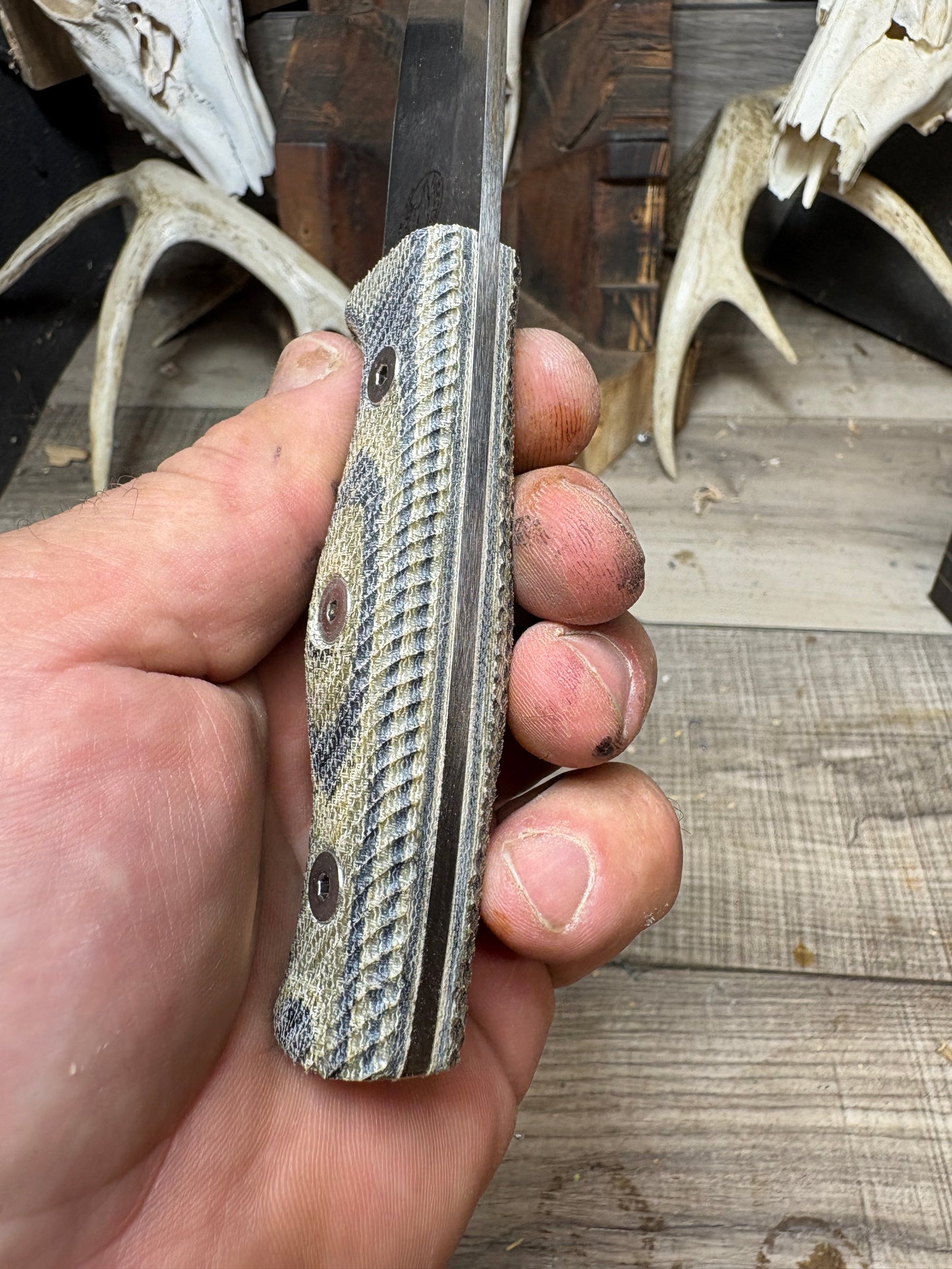 White River Knives Ursus Cub Canvas Micarta Handles