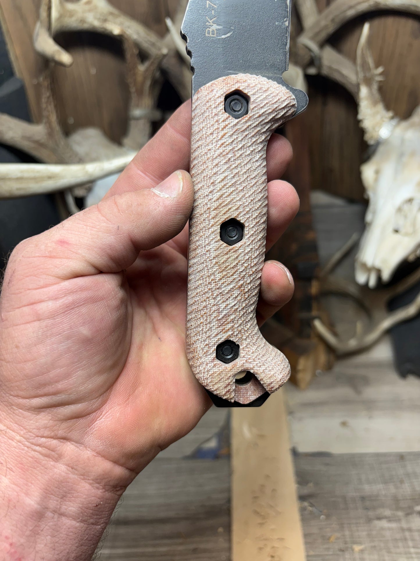 KA-BAR Becker BK2, BK9, Etc. Micarta Handles