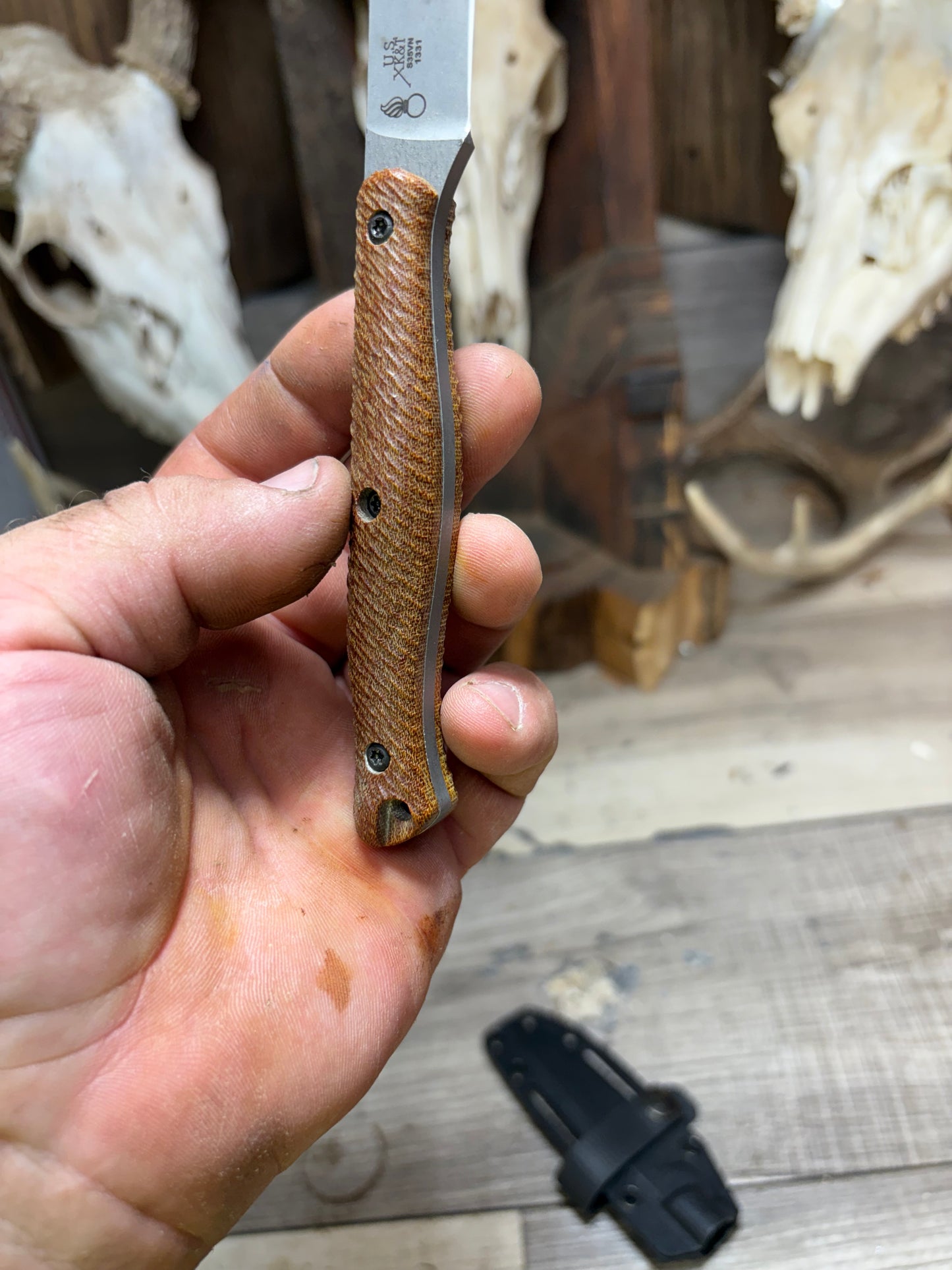 XK&T Jackalope/ White River Knife Exodus 4- Handles Only