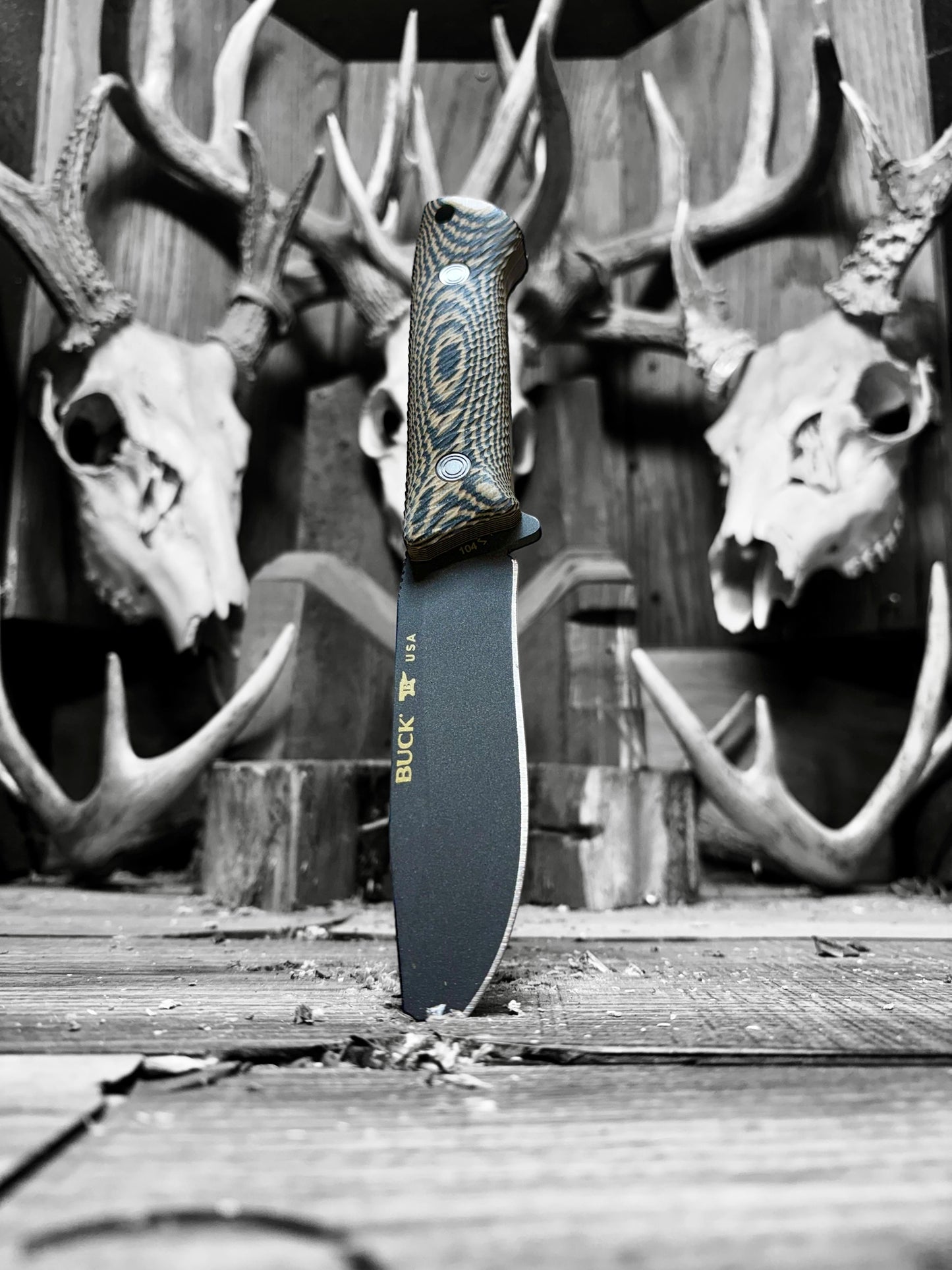 Buck Knives 104 Compadre G10 Handles