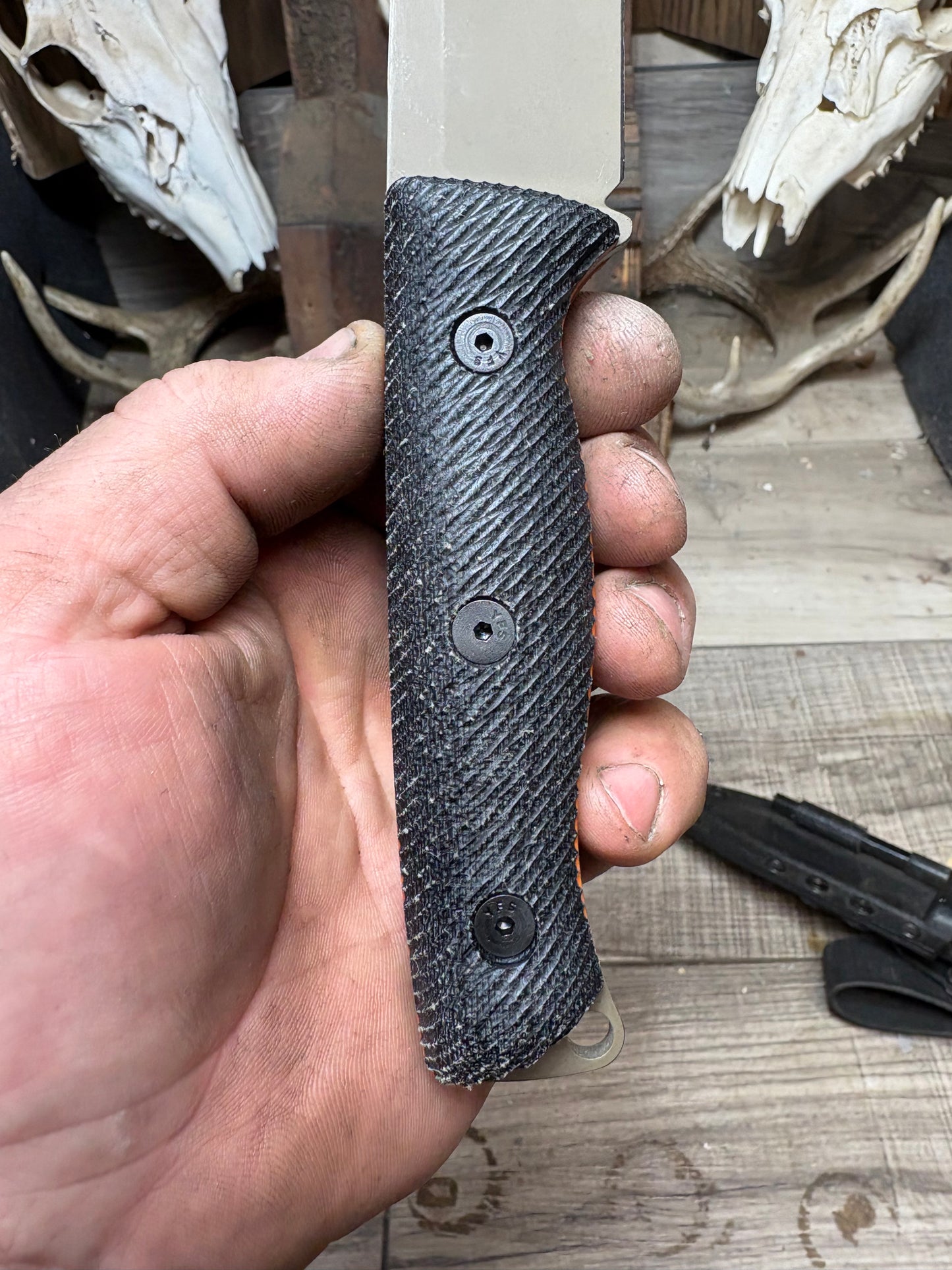 White River Knives Ursus 45 Canvas Micarta Handles