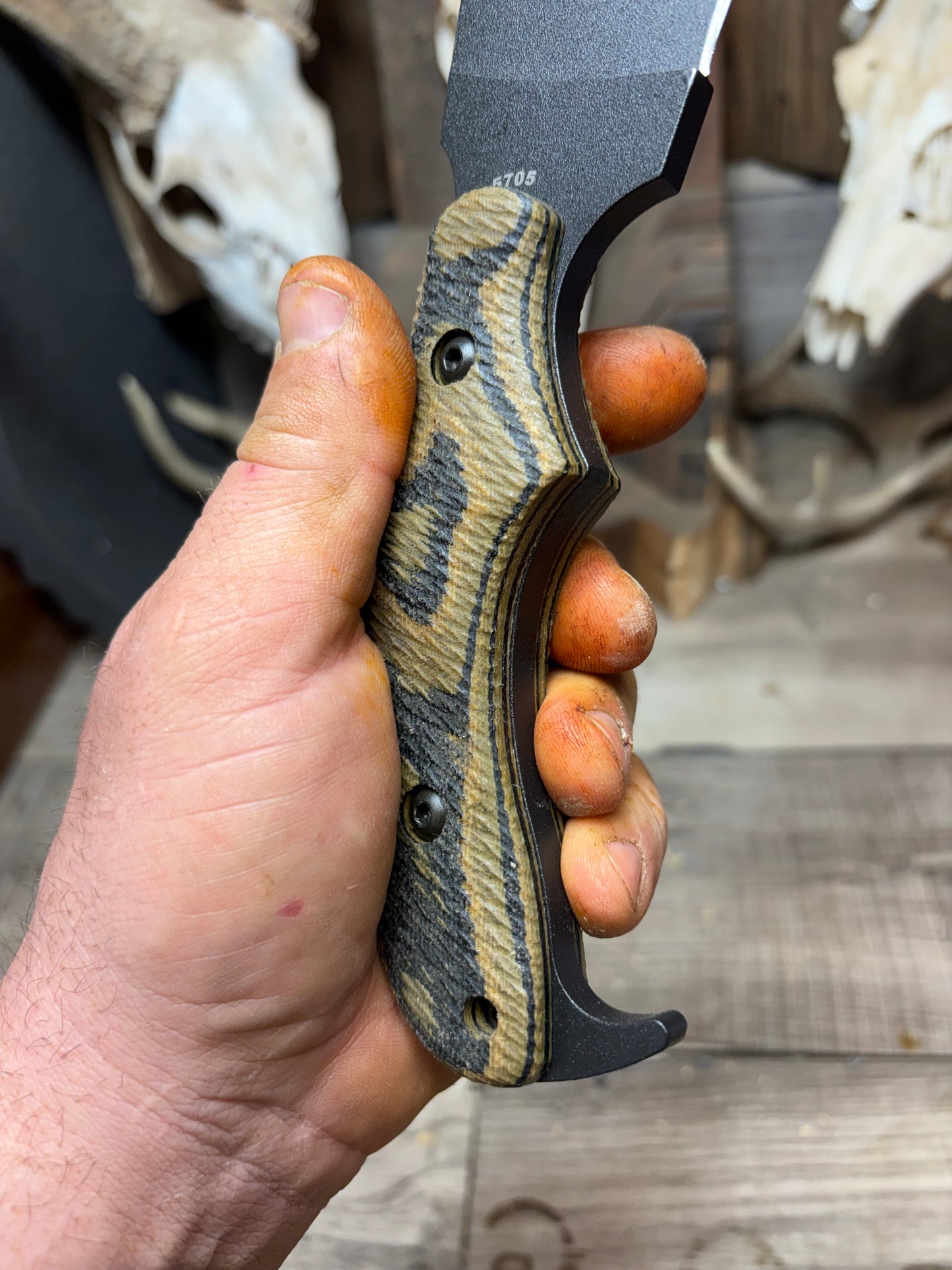 KA-BAR Zombie Or Adventure Series Canvas Micarta Handles
