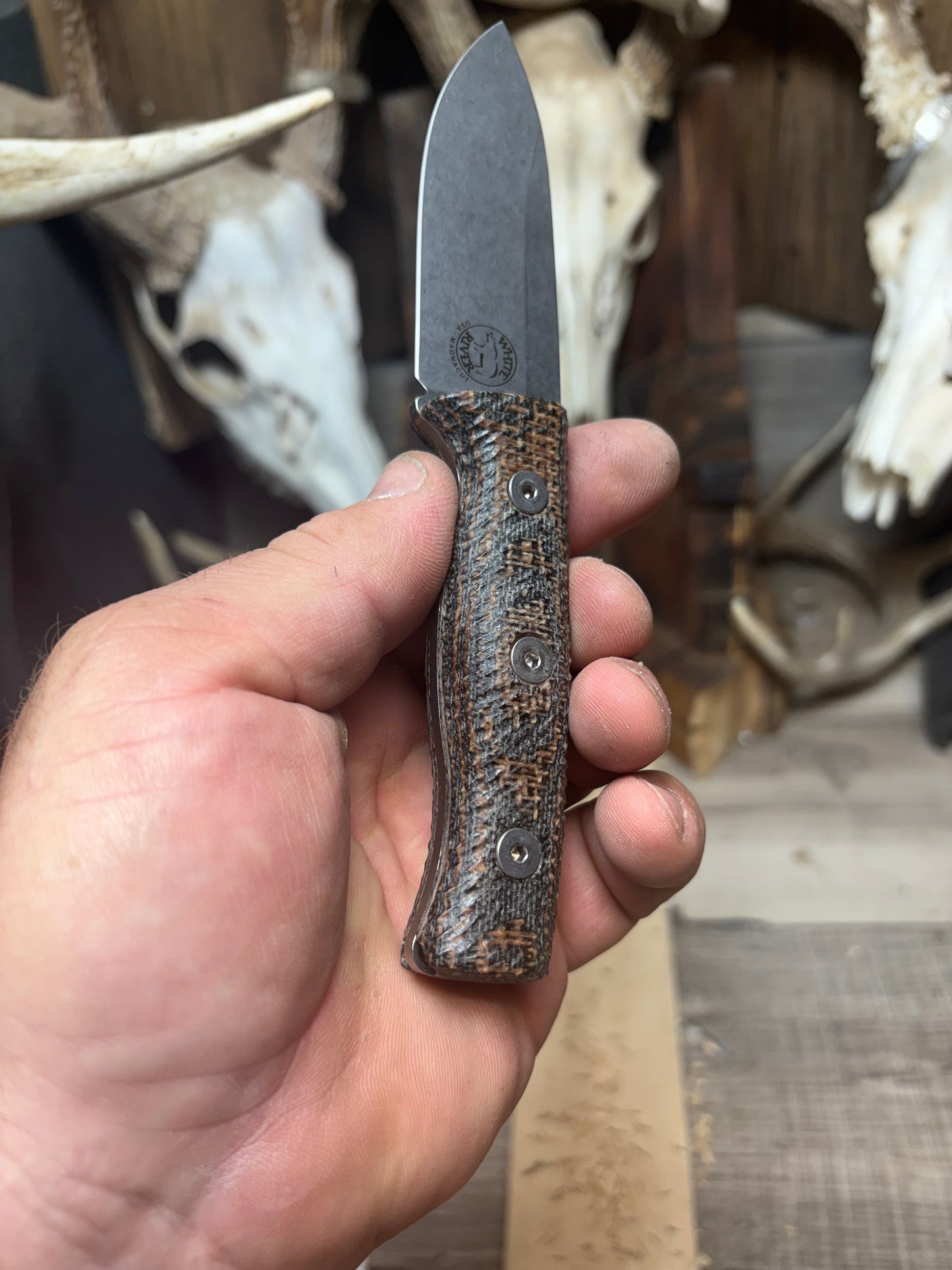White River Ursus Cub Handles Hidden Lanyard