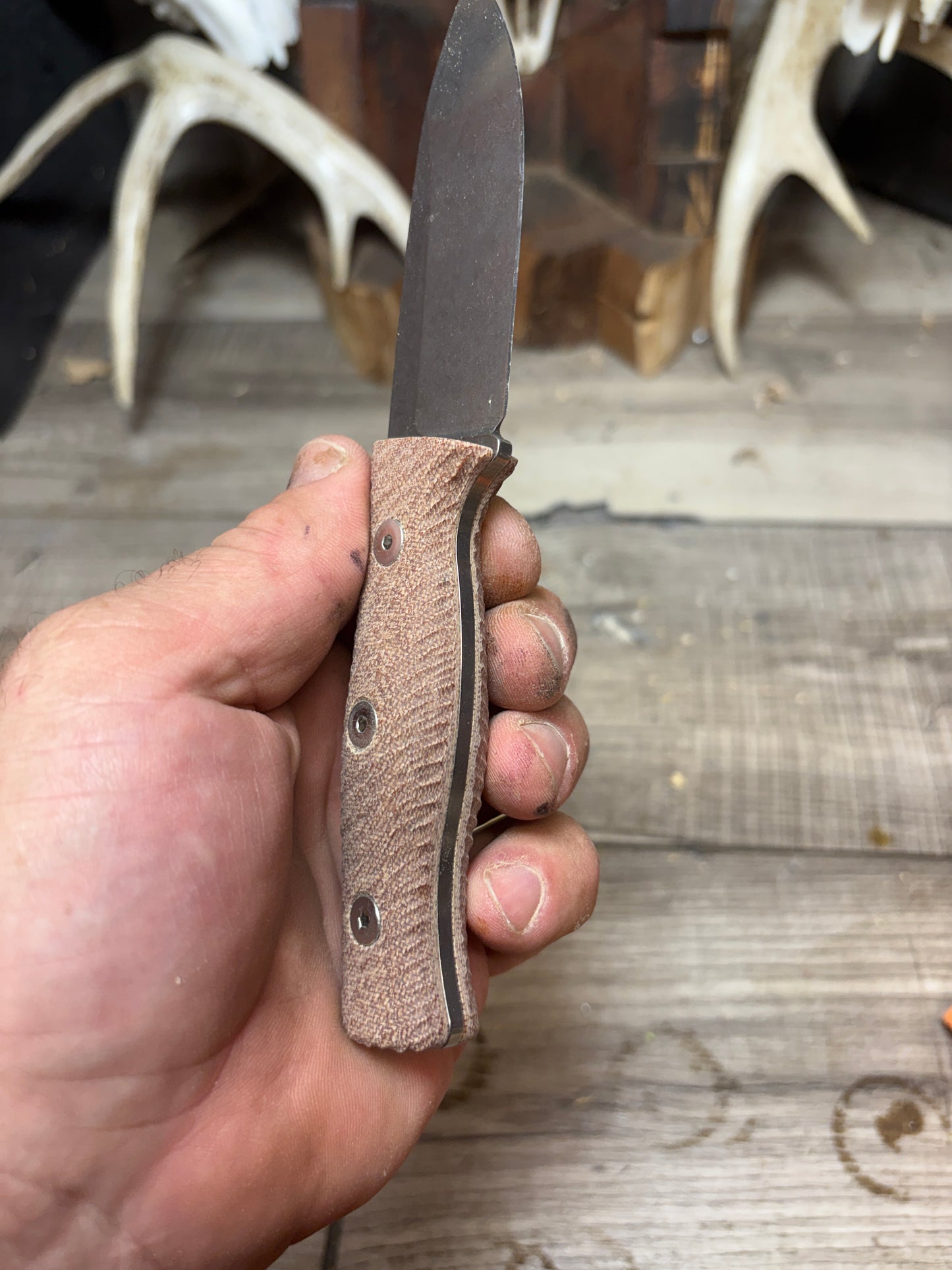 White River Knives Ursus Cub Canvas Micarta Handles