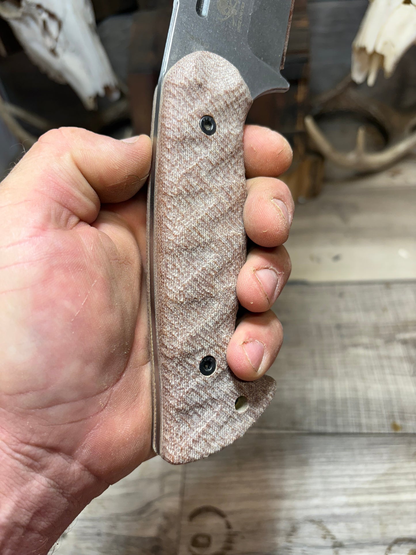 Work Tuff Gear Tanto X Micarta Handles