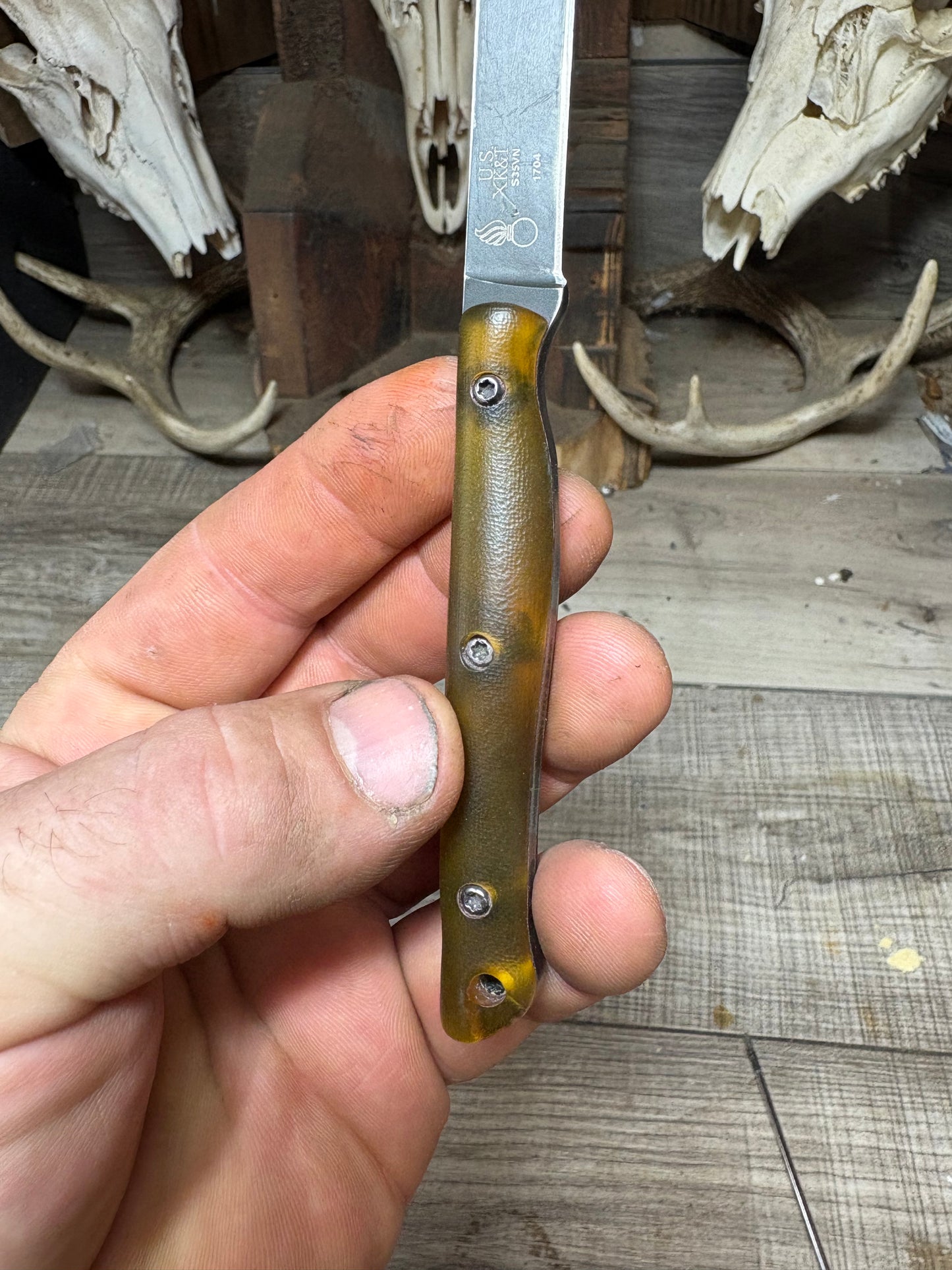 Exodus Knife & Tool Adventure Craft / Exodus 3 Ultem Micarta Handles