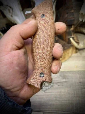 WTG Dregoth Canvas Micarta Handles - Carroll’s Custom Knife Scales