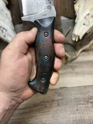 WTG Kodiak / Bear Claw / Grizzly Canvas and Burl Micarta Handles
