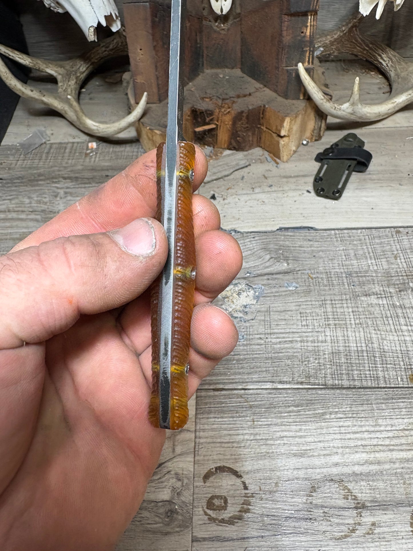 Exodus Knife & Tool Adventure Craft / Exodus 3 Ultem Micarta Handles